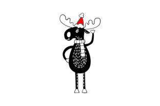 Christmas Black Moose: A Crafts Branding Asset Review