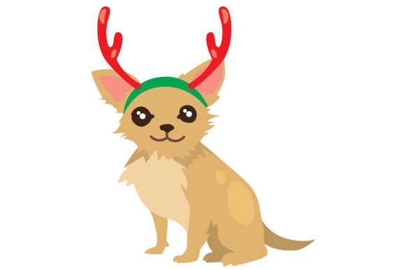 Christmas Dog with Reindeer Antlers: A Crafts Must-Have