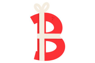 Christmas Letter B: A Festive Addition to Your Crafts Brand