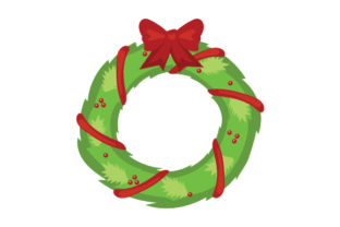 Christmas Wreath with Bow: A Versatile Asset for Crafts