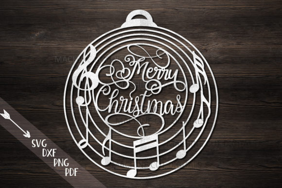 Music Christmas Ornament Bauble: Laser Cutting Asset Review