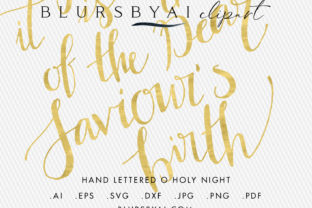 O Holy Night Lyrics Clipart for Graphics and Crafts